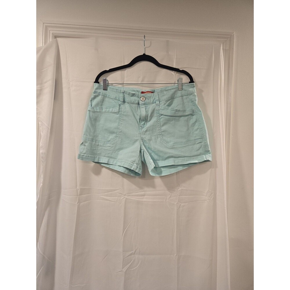 Unionbay Mint Green Mid-Rise Utility Shorts